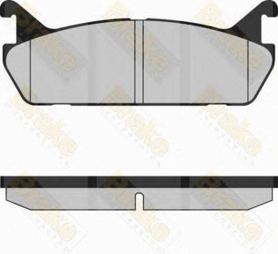 BRAKE ENGINEERING pa764 -  Комплект тормозных колодок, дисковый тормоз